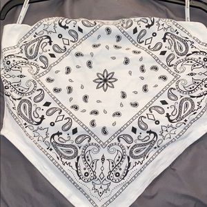 Bandana tube top